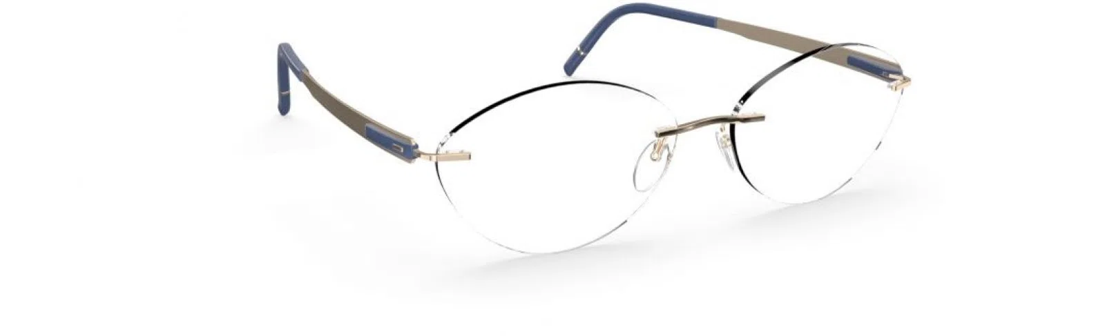 Silhouette Blend Chassis Rimless 5555 Eyeglasses - view 4